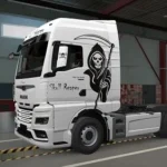 MAN TGX 2020 Skull Reaper Skin 1.47