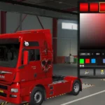 Man TGX Euro6 Metallic Skull Skin v1.0