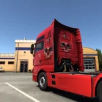 Man TGX Euro6 Metallic Skull Skin v1.0