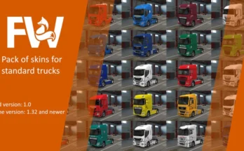 Pack of Russian Skins for SCS Trucks by Mr.Fox v1.0 1.47
