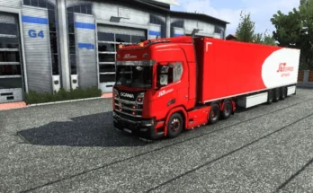 Scania R & S Next Gen + Trailer J&T Express Skin Pack v0.1