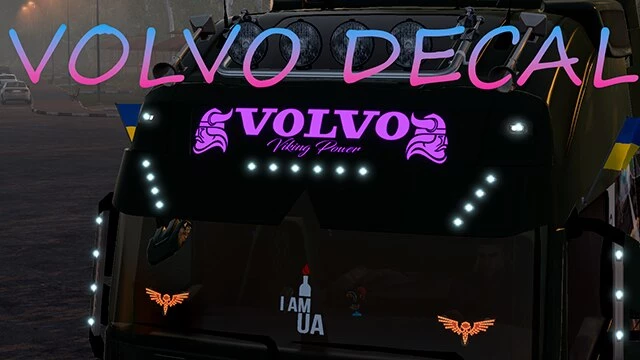 Volvo decal (Lightbar) v1.03