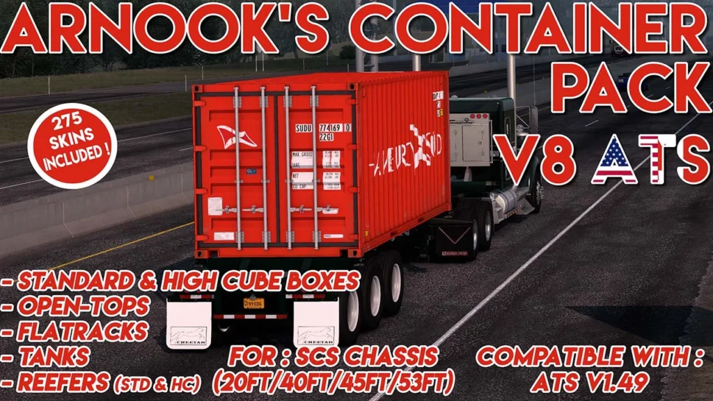 ARNOOK'S CONTAINER PACK - ATS EDITION V8 1.49
