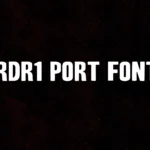RDR1 Port Font