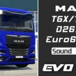 2020 MAN TGX (TG3) 510 D2676 Sound Pack v1.0 1.48