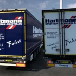 Combo skin Hartmann Spedition for Mercedes-Benz Actros MP3 v1.6