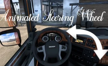 DAF Animated Steering Wheel v1.0