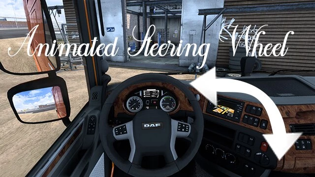 DAF Animated Steering Wheel v1.0