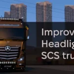 Improved headlight for SCS trucks v1.0 1.48