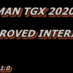 MAN TGX 2020 Improved Interior v1.0
