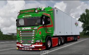 Scania R580 + Trailer Jan Mues 1.47