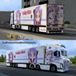 Volvo FH4 Kagami Hiiragi – Lucky Star Combo Skin 1.48