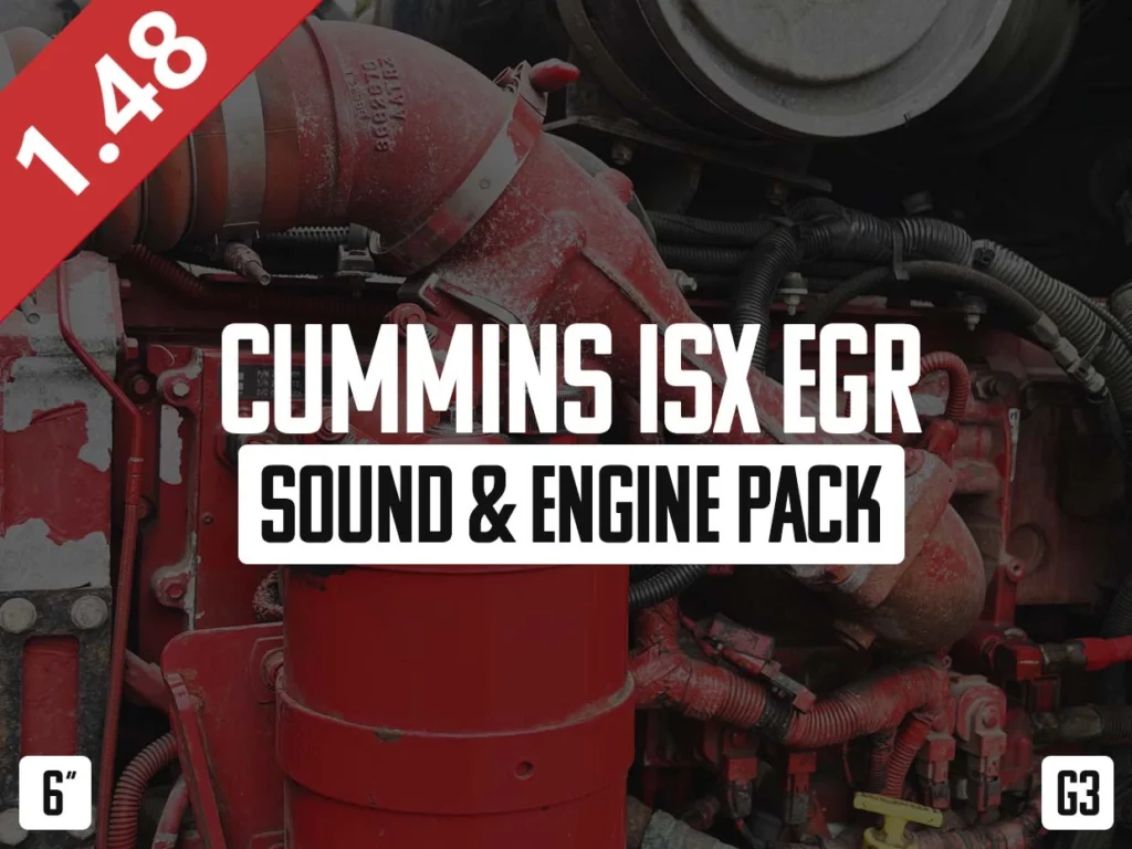 CUMMINS ISX EGR SOUND & ENGINE PACK 1.48