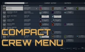 Compact Crew Menu UI V1.0