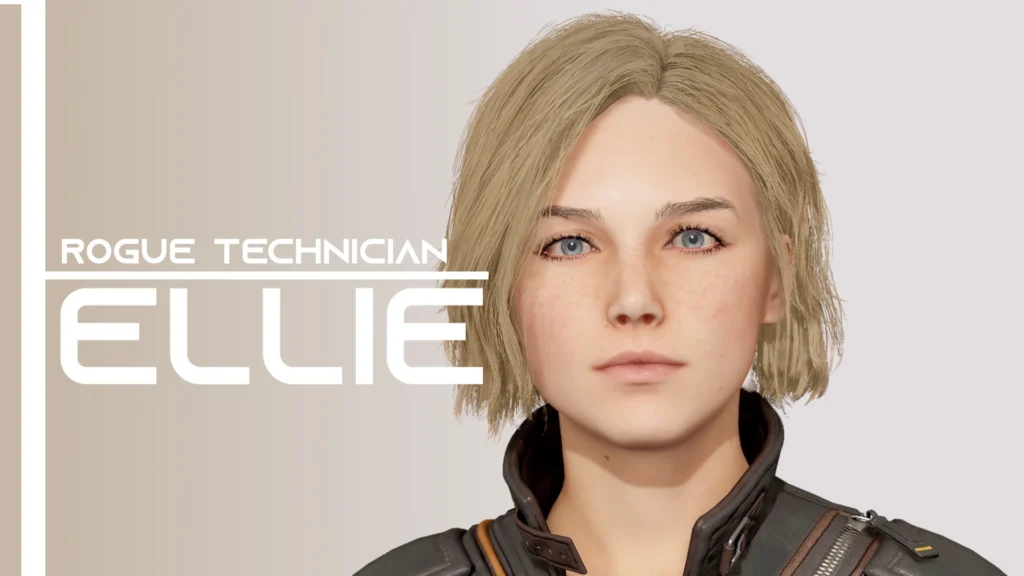 Ellie - Rogue Technician Female Character Preset V1.0