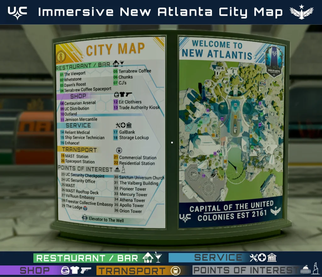 Immersive New Atlantis City Map V1.02