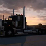KENWORTH W900 MID MOUNT 8X6 + SPREAD CHASSIS 1.48
