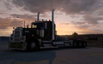 KENWORTH W900 MID MOUNT 8X6 + SPREAD CHASSIS 1.48