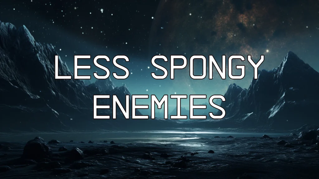 Less Spongy Enemies V1.0
