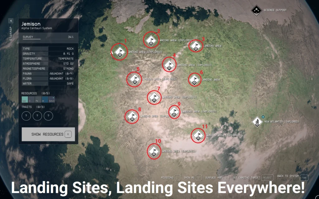 More Custom Landing Sites V1.0