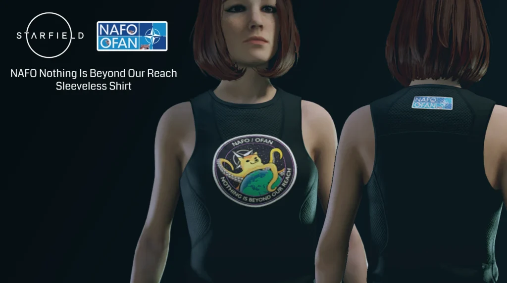 NAFO Nothing Is Beyond Our Reach Sleeveless Shirt V1.0