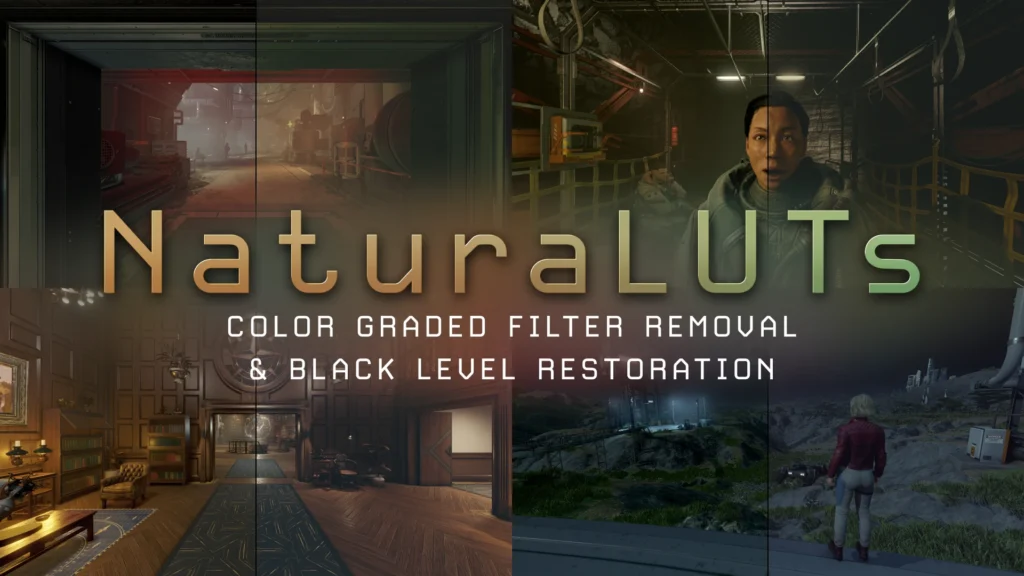 NaturaLUTs - Color Graded Filter Removal and Black Level Restoration LUTs V1.0