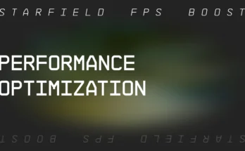 Starfield Performance Optimization V1.0