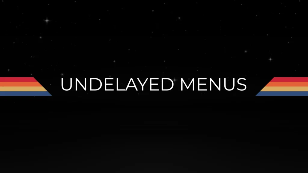 Undelayed Menus V1.0.2