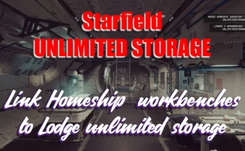 Unlimited Storage (link HomeShip workbenches) V0.01