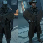 Wandering Gunslinger Spacesuit (Coat and Poncho) V1.1