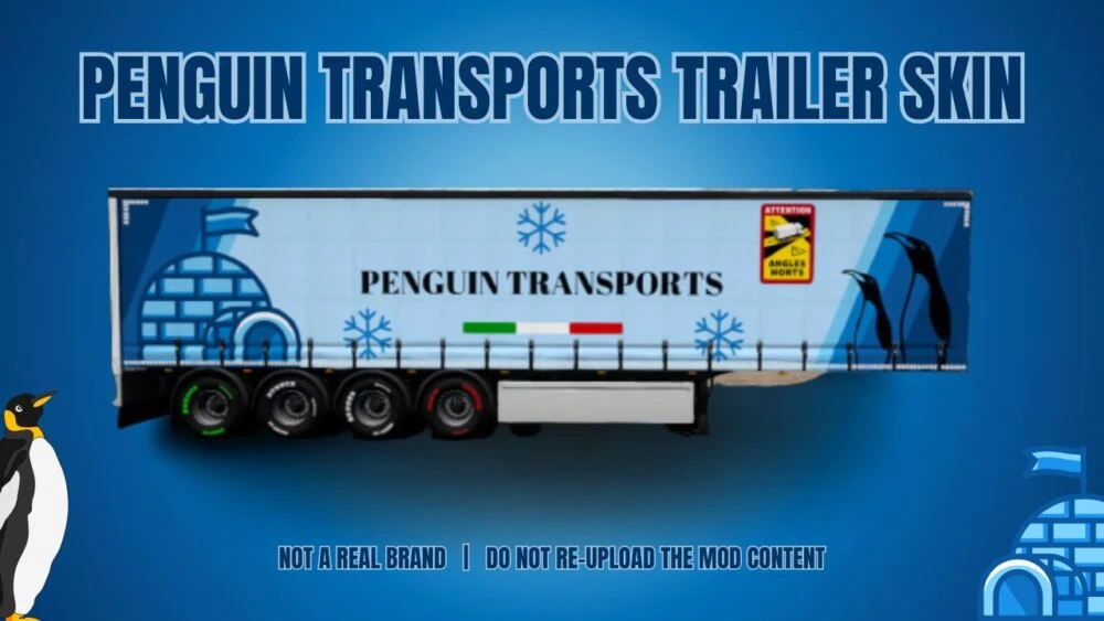 Penguin Transports Trailer Skin 1.48