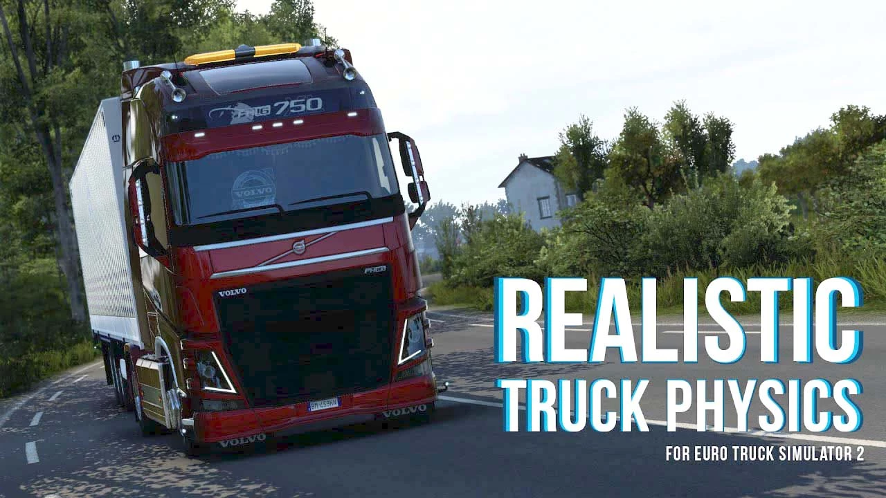 Realistic Truck Physics Mod - ETS2 1.48