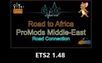 Road to Africa - ProMods ME Road Connection v1.0 1.48
