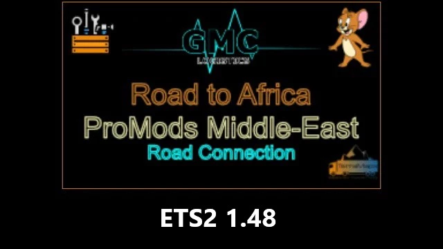 Road to Africa - ProMods ME Road Connection v1.0 1.48