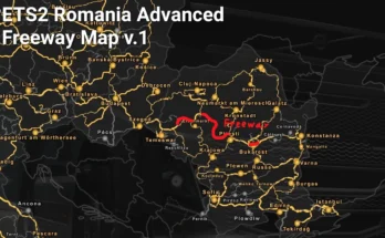 Romania Advanced Freeway Map v1 1.48