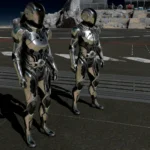 Black and Silver Starborn Spacesuit Venator V1.0