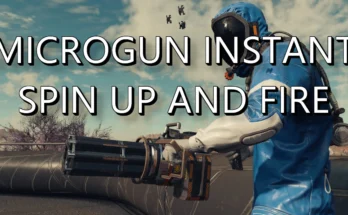 Microgun Instant Spin Up and Fire Animation V1.0