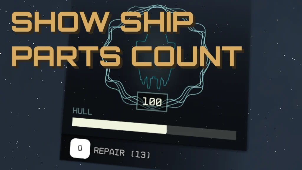 Show Ship Parts Count V1.1