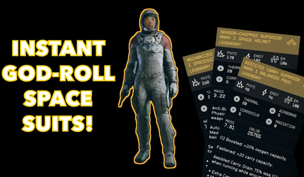 Starfield Instant God Roll Spacesuits V1.0