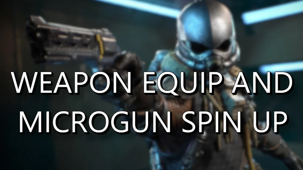 Weapon Equip (and Unequip) Animation Speed V1.0.2
