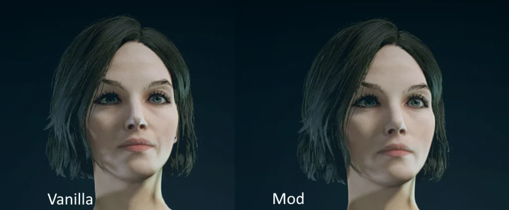 Younger Ingame Female Faces V1.01