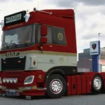 DAF XF Euro 6 Changeable Multicolor Skin – Gloss & Matte 1.48