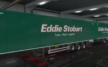 Eddie Stobart Trailer Green 1.48
