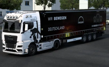 MAN Trucks Fahren für Deutschland skin v1.0
