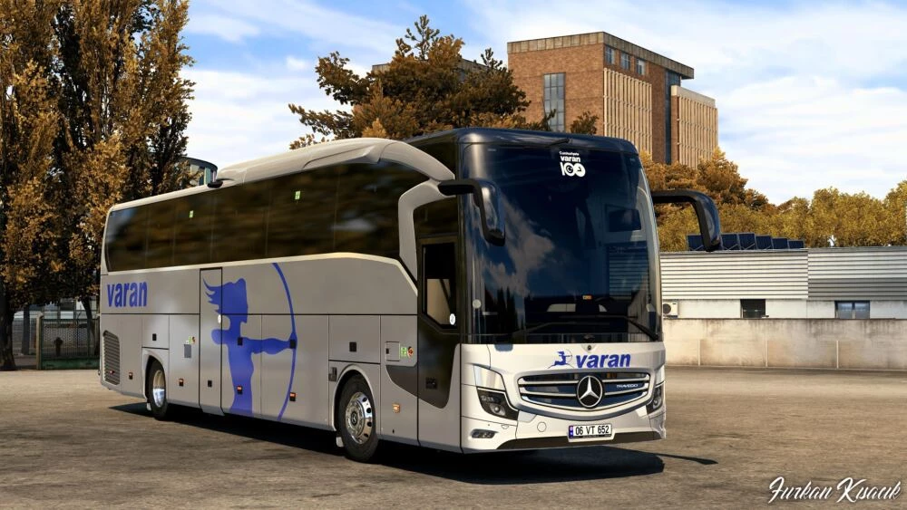 Mercedes-Benz New Travego 16 SHD Varan Cumhuriyet Skin 1.48