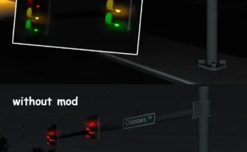 Real lighting for traffic lights 1.48