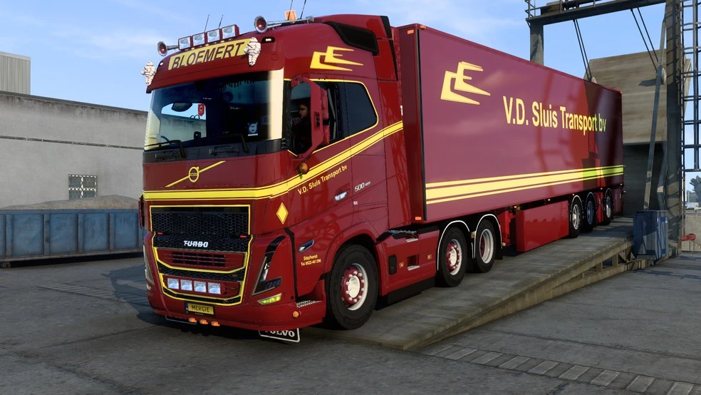 Sanax Volvo FH 2022 Van der Sluis skin 1.48