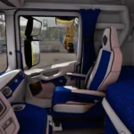 Scania Next Gen White – Blue Lux Interior 1.48
