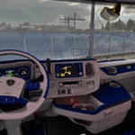 Scania Next Gen White – Blue Lux Interior 1.48