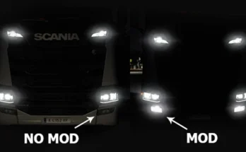 Scania NG Front Bumper Fog Lamps v1.0